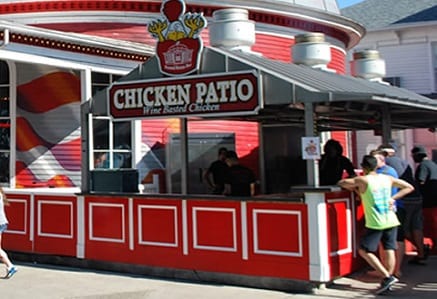 Picture of the chicken patio restaurant Put-in-Bay