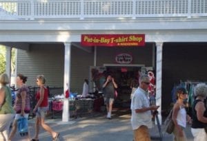 Picture of Put-in-Bay Shoppinf at the Put-in-Bay T-Shirt Company