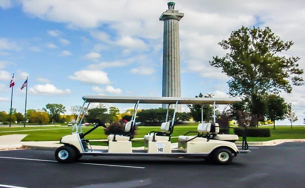Picture of a Put-in-Bay Golf Cart